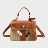 Hand-Stitched Leather Evening Handbag