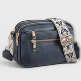 Retro Faux Leather Crossbody Bag