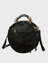Vintage Clock-Detail Crossbody Bag