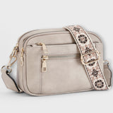 Retro Faux Leather Crossbody Bag