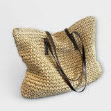 Handwoven Straw Tote Bag