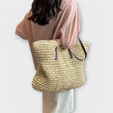 Handwoven Straw Tote Bag