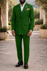 Chester | Double Breasted Tailored Wedding Suit Two Piece Set