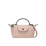 LONGCHAMP MINI LEATHER TOTE - ROSE
