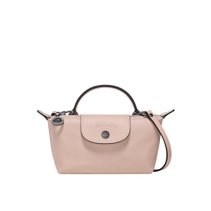 LONGCHAMP MINI LEATHER TOTE - ROSE