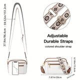 Retro Faux Leather Crossbody Bag