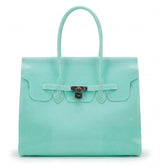 Jelly Bag – Glossy Top Handle Tote with Lock Detail | Summer 2026
