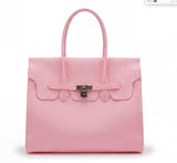 Jelly Bag – Glossy Top Handle Tote with Lock Detail | Summer 2026