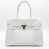 Jelly Bag – Glossy Top Handle Tote with Lock Detail | Summer 2026