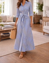 Candice | Women's Button-Down Maxi Dress — image 3