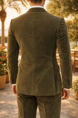 Danny | Double Breasted Corduroy Tailored Blazer with Peak Lapel — image 2