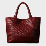 Hand-Woven Shoulder Tote Bag