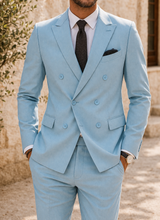 Joel | Men’s Tailored Slim Fit Two Piece Wedding Suit — image 3