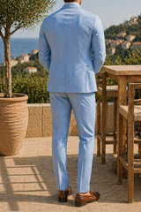 Kingston | Men’s Linen 2 Piece Suit Blazer and Trousers Set — image 5