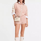 LONGCHAMP MINI LEATHER TOTE - CREAM