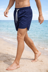 Mason | Men’s Quick Dry Drawstring Swim Shorts — Blue, image 2