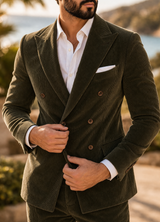 Milo | Men’s Three Piece Corduroy Tailored Wedding Suit — image 3