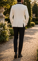 Otis | Men’s Three Piece Tuxedo Style Wedding Suit with Shawl Lapel — image 2